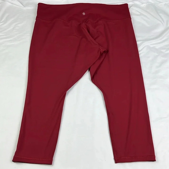 Athleta Women’s 3X Elation Train 7/8 Tight Deep Red - Picture 10 of 11